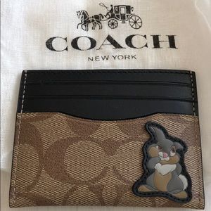Coach x Disney Thumper cardholder